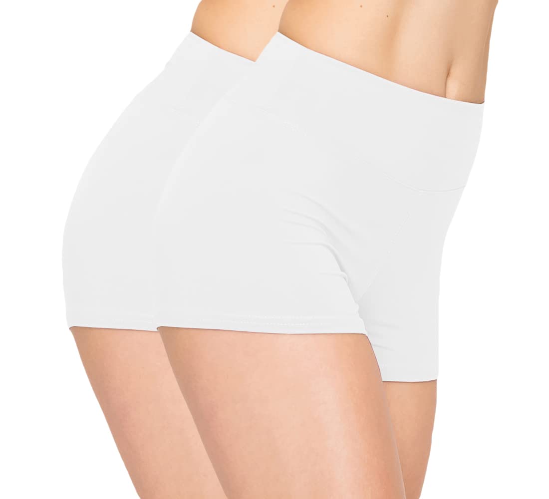 ALWAYS Women’s High-Waisted Stretch Biker Shorts