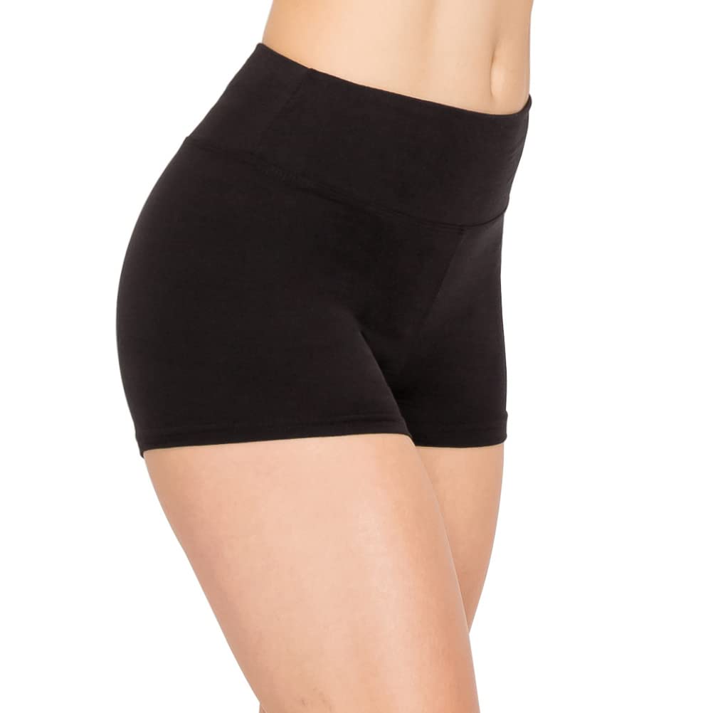 ALWAYS Women’s High-Waisted Stretch Biker Shorts