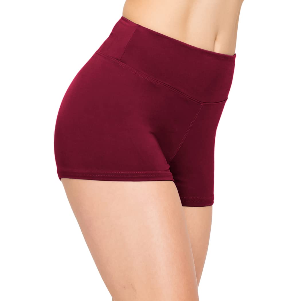 ALWAYS Women’s High-Waisted Stretch Biker Shorts