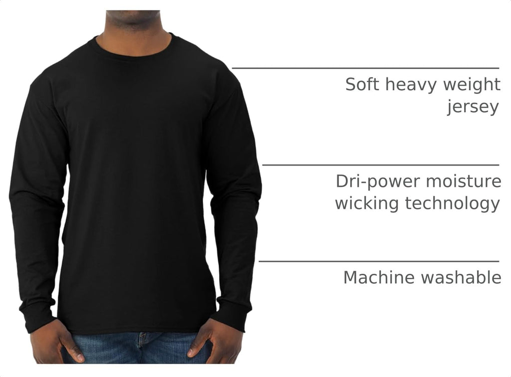 Jerzees Men’s Dri-Power Long Sleeve Tee