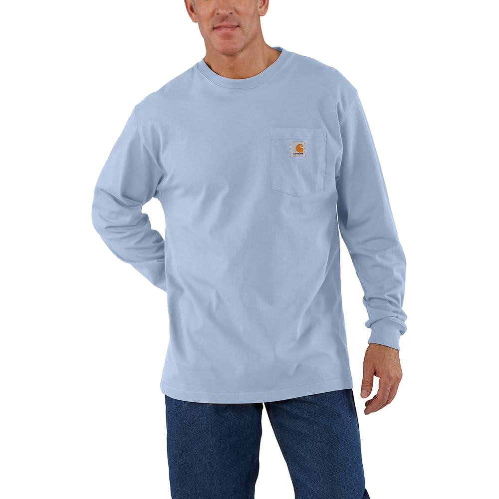 Carhartt Men’s Dearborn Loose Fit Long Sleeve Pocket Tee