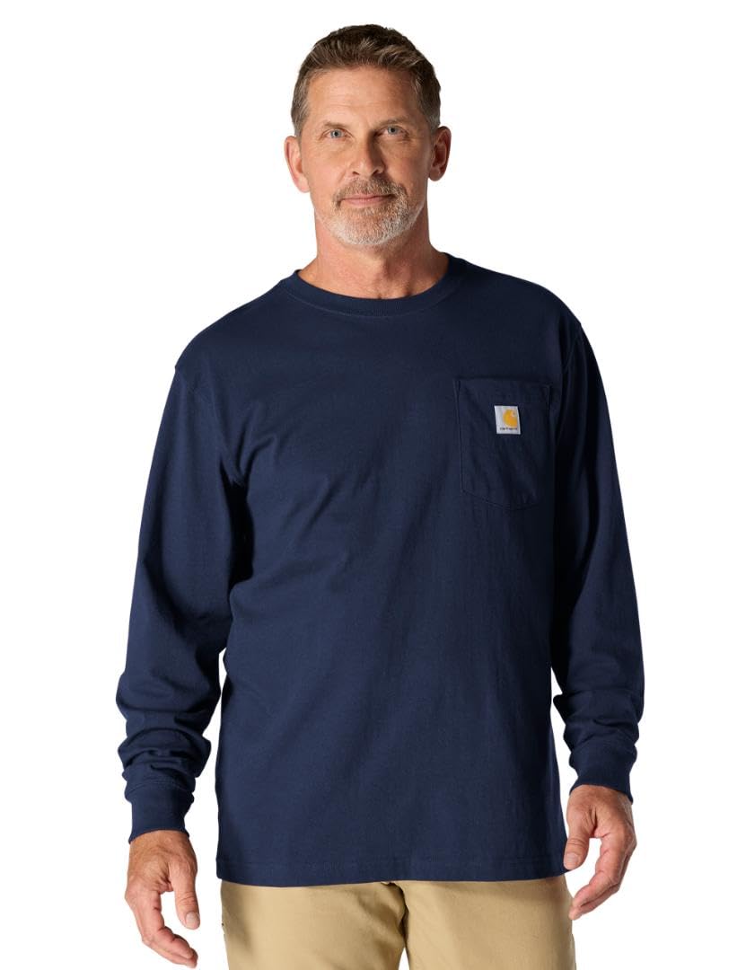 Carhartt Men’s Dearborn Loose Fit Long Sleeve Pocket Tee