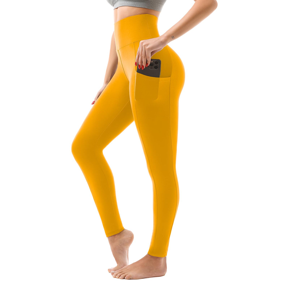 SINOPHANT Women’s High-Waisted Leggings with Pockets