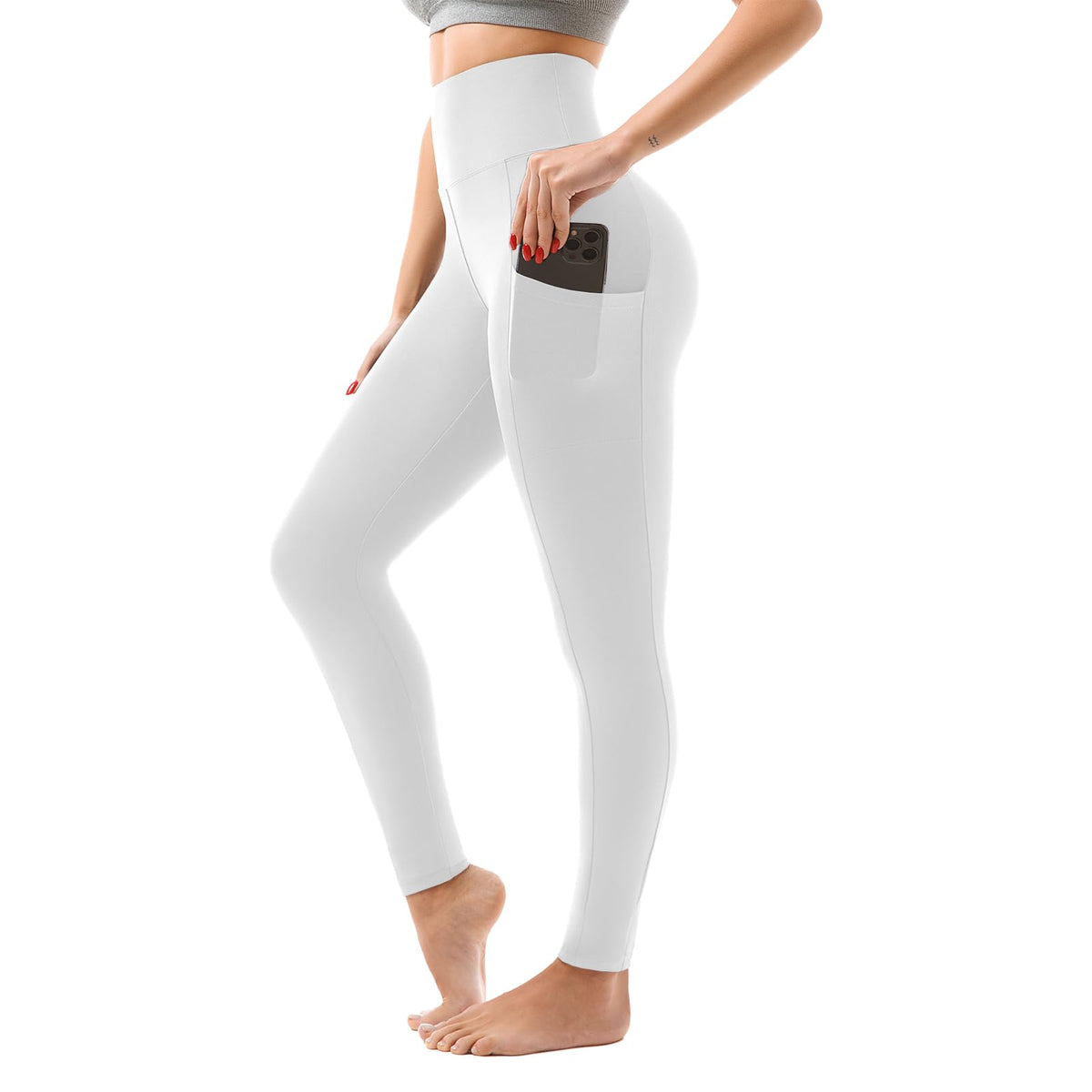 SINOPHANT Women’s High-Waisted Leggings with Pockets