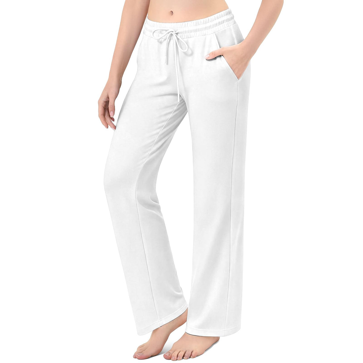 Stanpetix Women’s Loose Straight-Leg Pants with Pockets