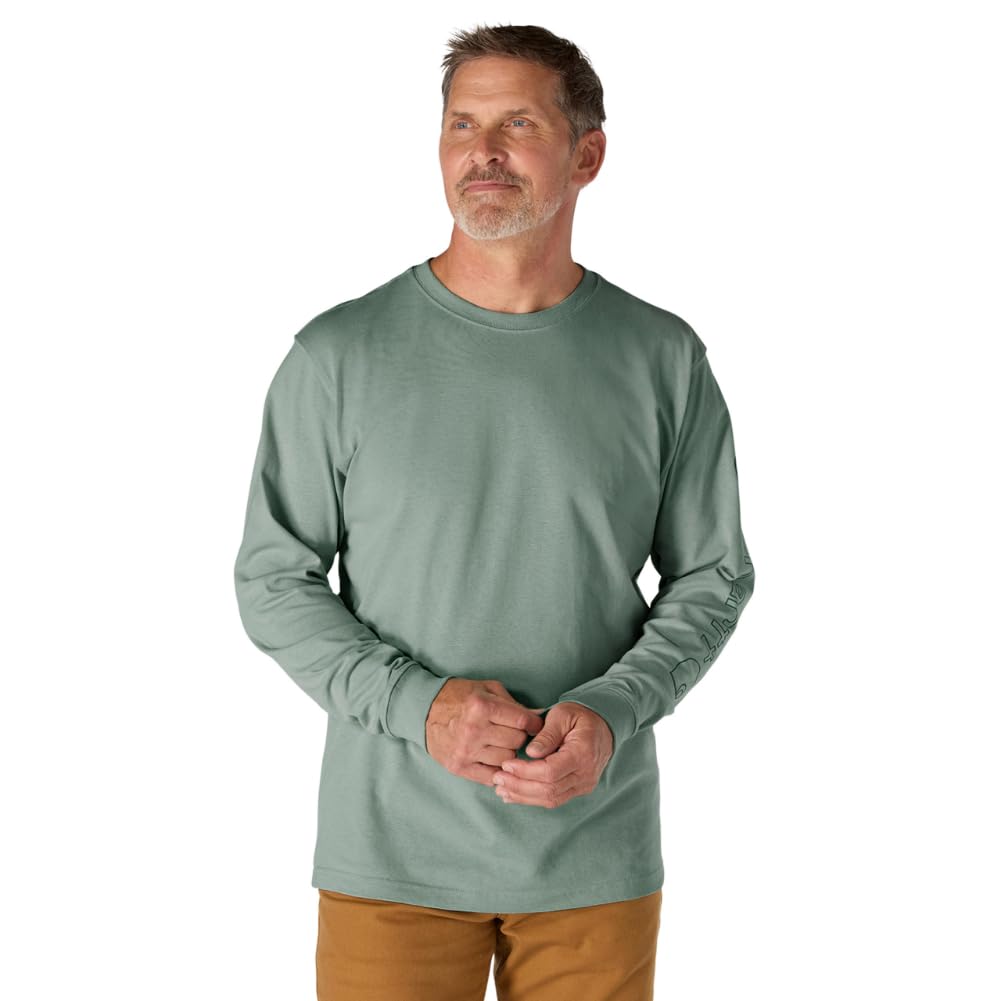 Carhartt Men’s Dearborn Loose Fit Long Sleeve Logo Tee