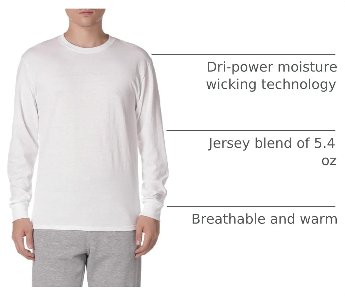 Jerzees Men’s Dri-Power Long Sleeve Tee