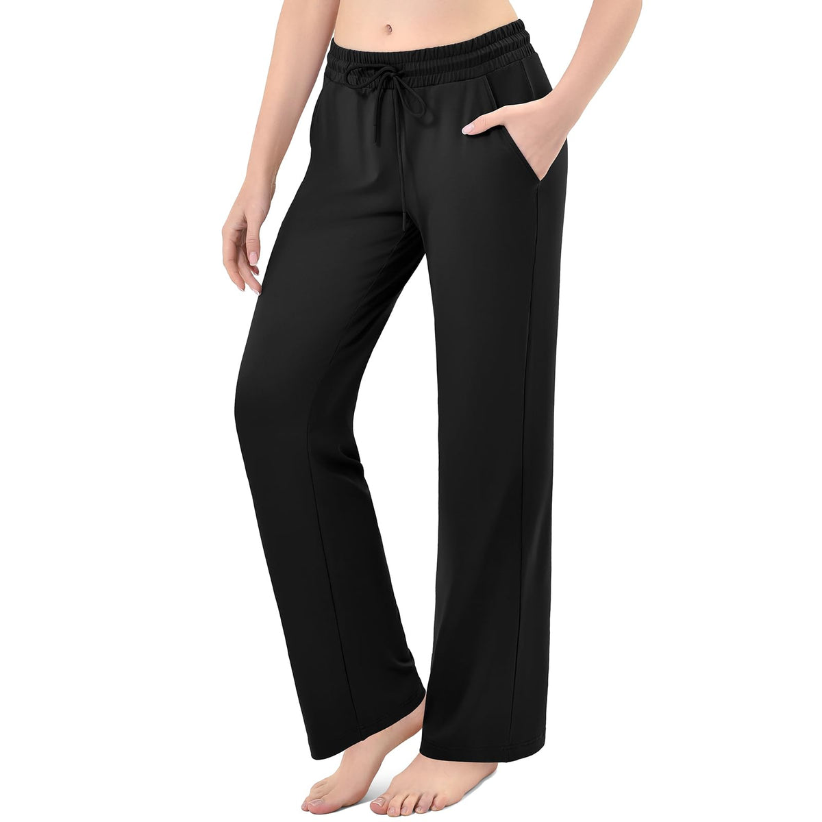 Stanpetix Women’s Loose Straight-Leg Pants with Pockets