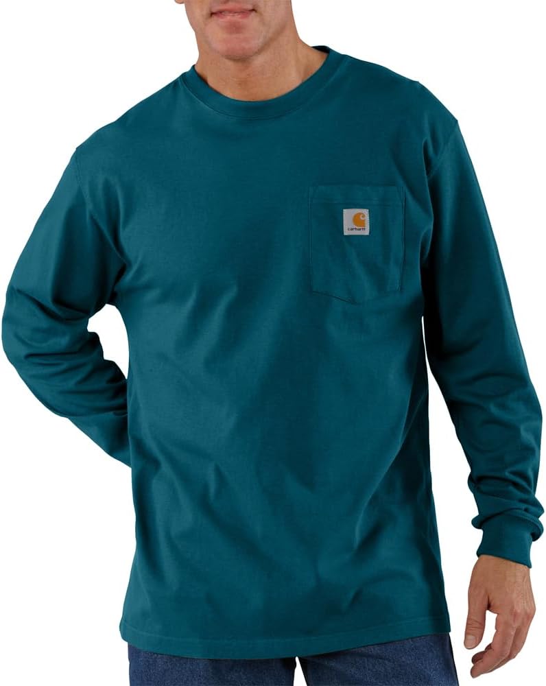 Carhartt Men’s Dearborn Loose Fit Long Sleeve Pocket Tee
