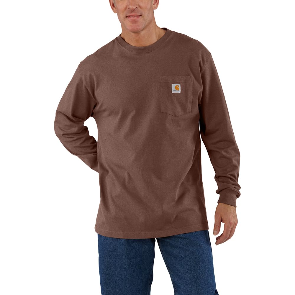 Carhartt Men’s Dearborn Loose Fit Long Sleeve Pocket Tee