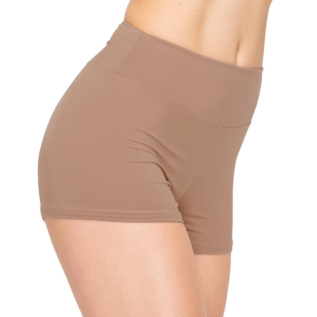 ALWAYS Women’s High-Waisted Stretch Biker Shorts