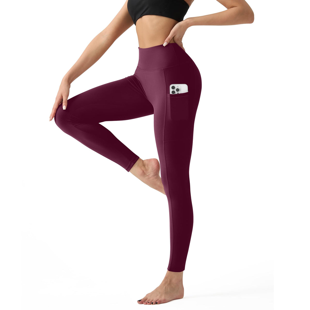 YUDSUD Women’s High-Waisted Stretch Leggings