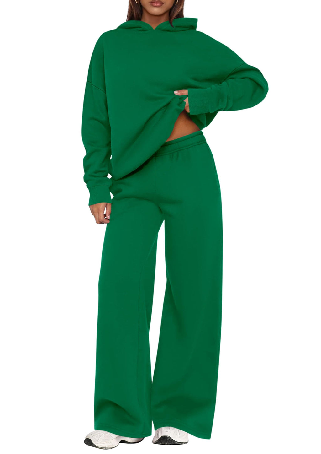 PRETTYGARDEN Women’s Hoodie & Wide-Leg Pants Lounge Set