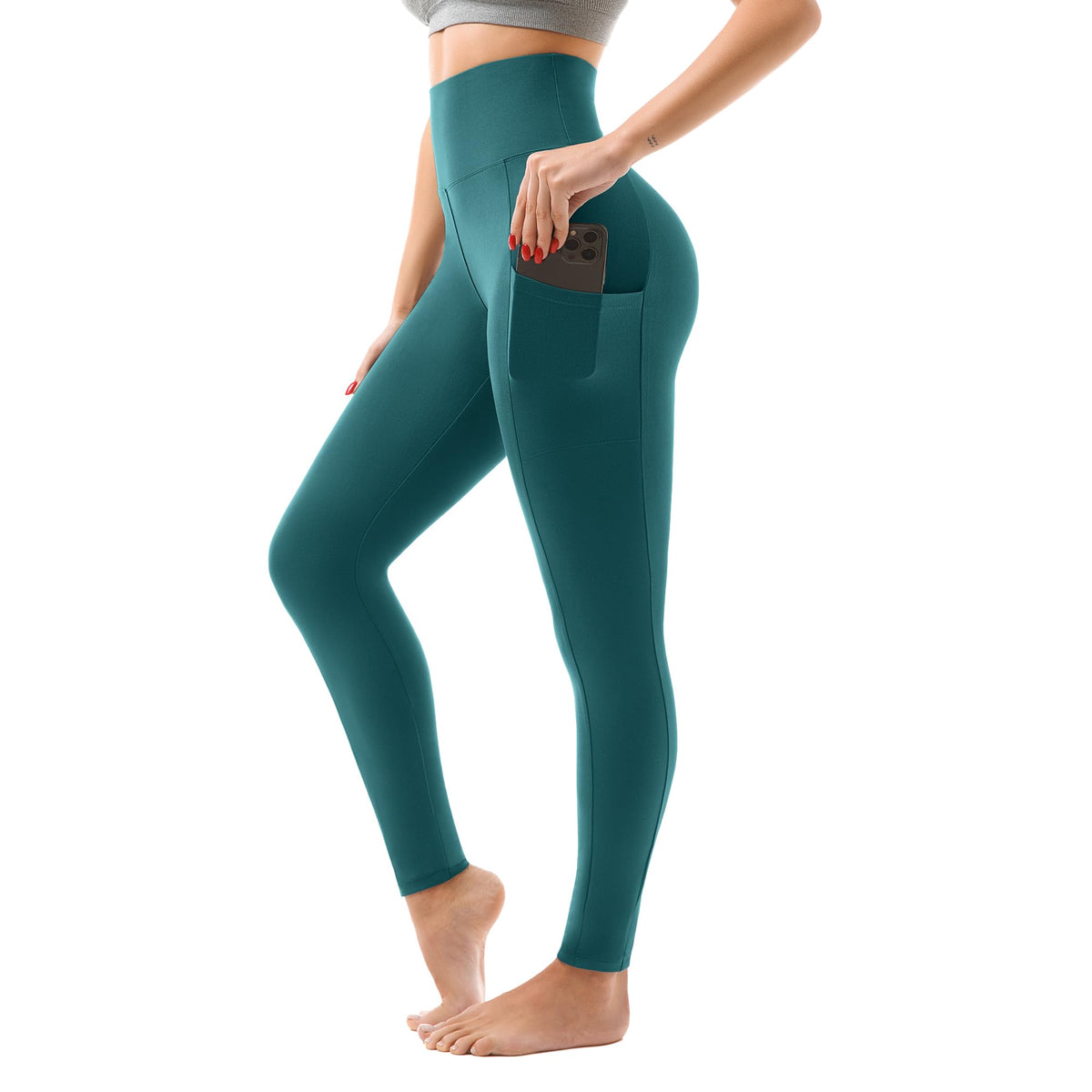 SINOPHANT Women’s High-Waisted Leggings with Pockets