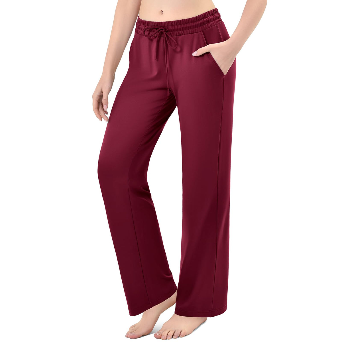 Stanpetix Women’s Loose Straight-Leg Pants with Pockets