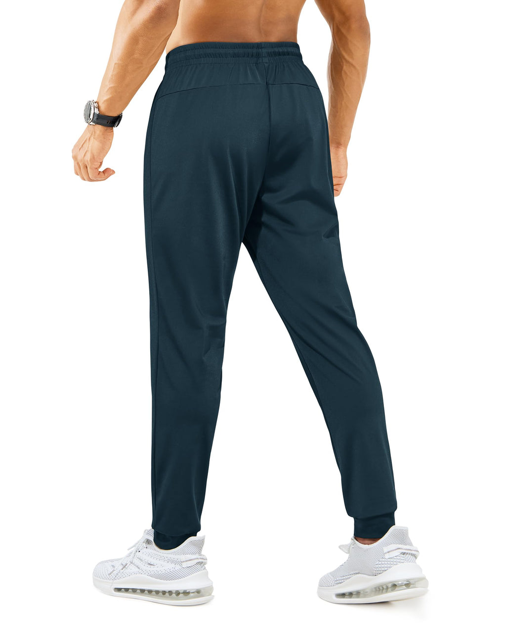 Men’s Lightweight Athletic Joggers with Zipper Pockets