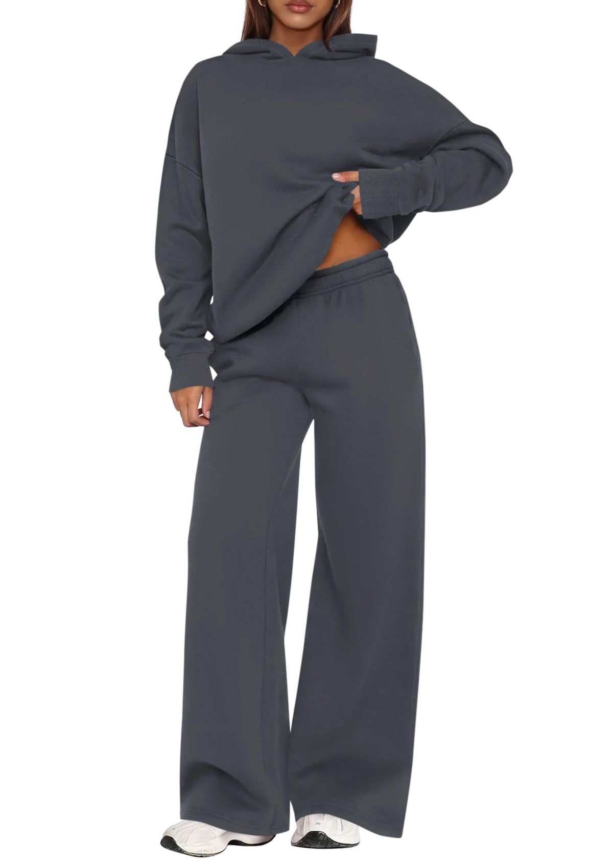 PRETTYGARDEN Women’s Hoodie & Wide-Leg Pants Lounge Set