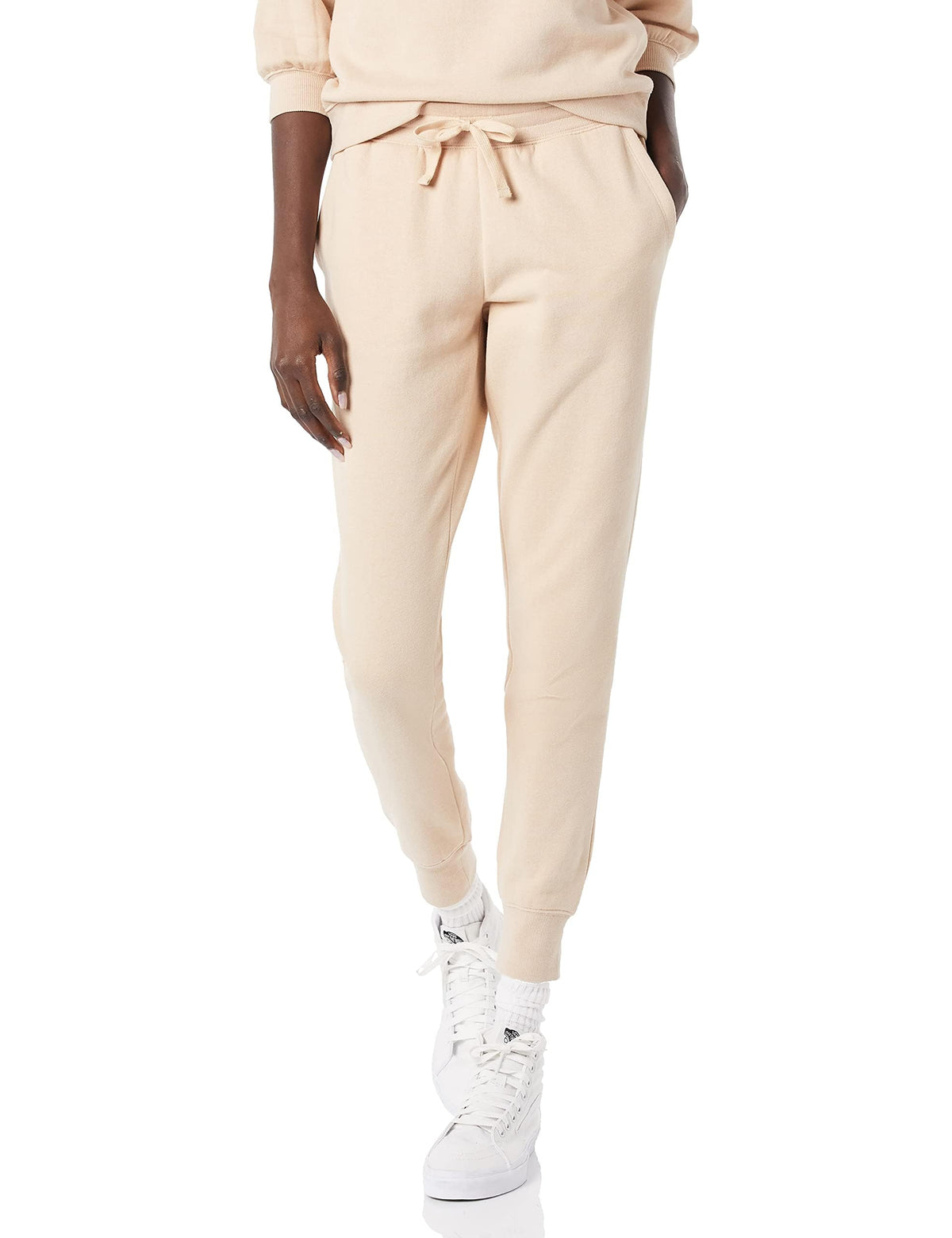 Amazon Essentials Women’s Cotton-Blend Fleece Joggers