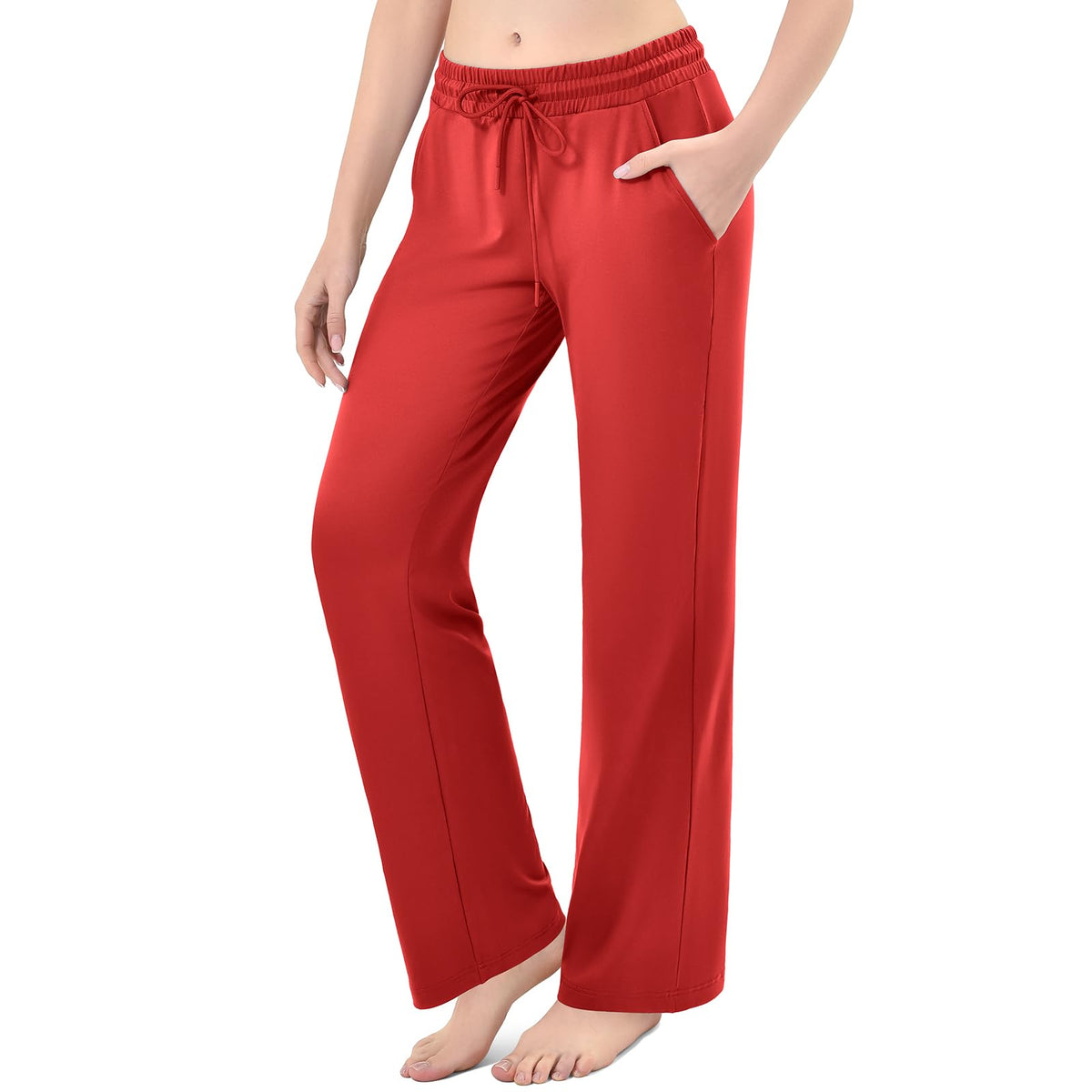 Stanpetix Women’s Loose Straight-Leg Pants with Pockets
