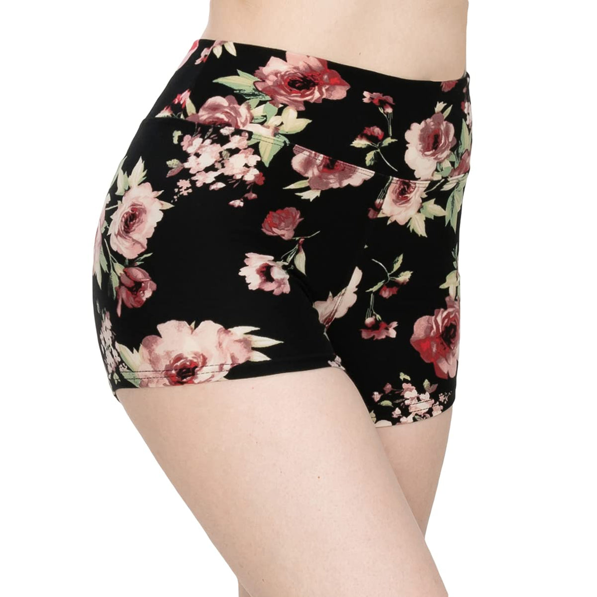 ALWAYS Women’s High-Waisted Stretch Biker Shorts