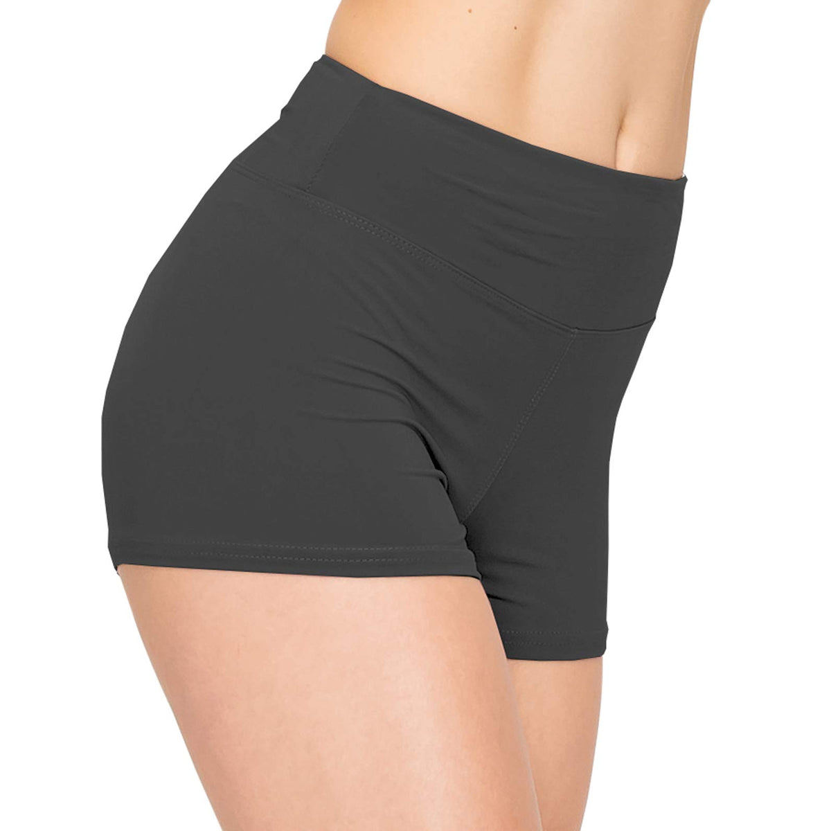 ALWAYS Women’s High-Waisted Stretch Biker Shorts
