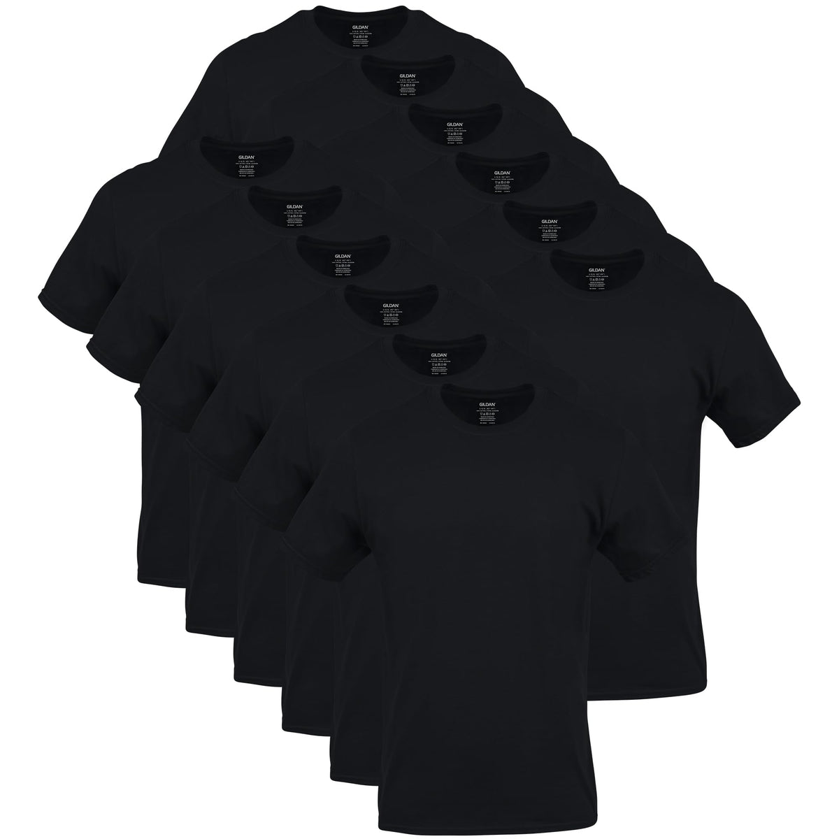 Gildan Men’s Cotton Crewneck T-Shirts, Multipack