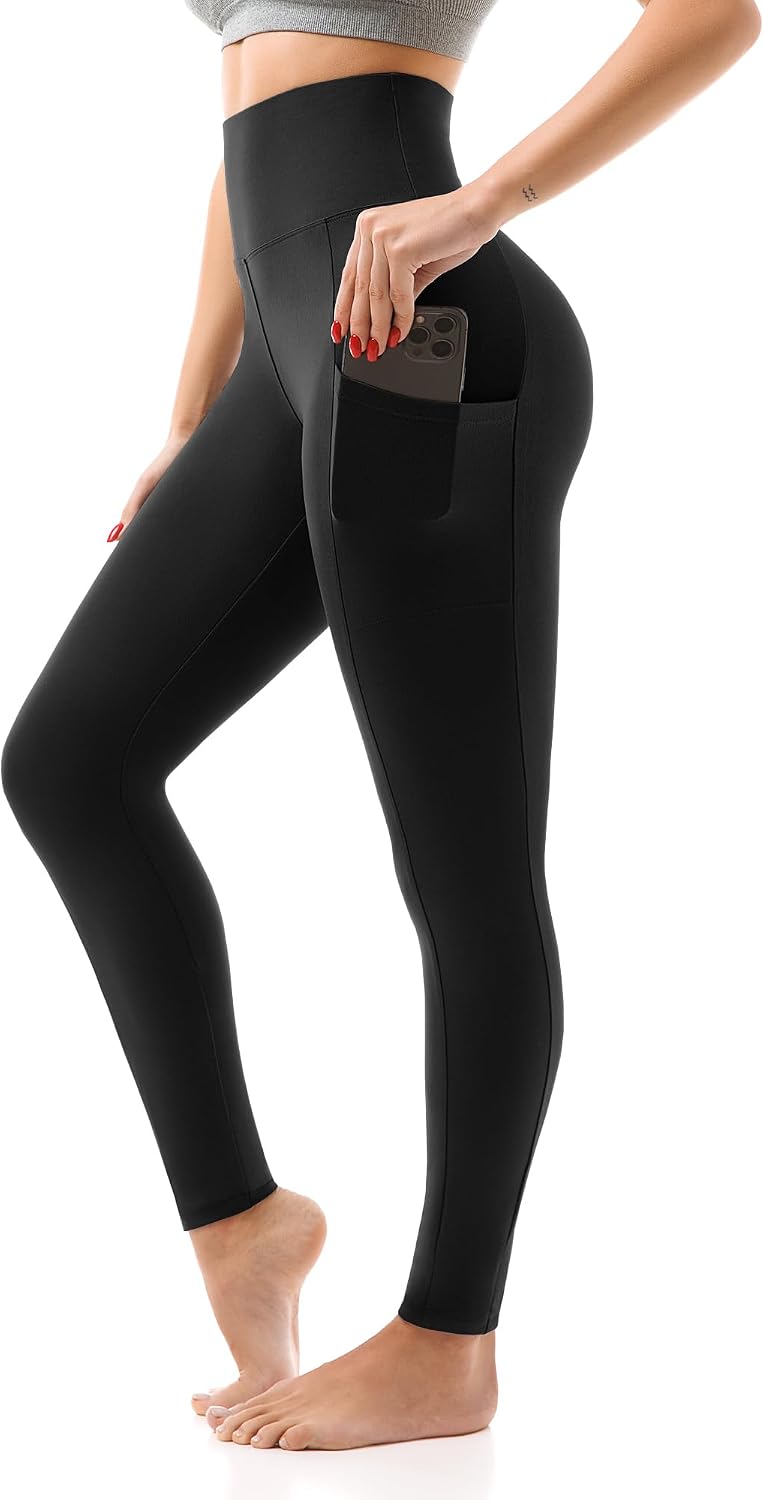SINOPHANT Women’s High-Waisted Leggings with Pockets