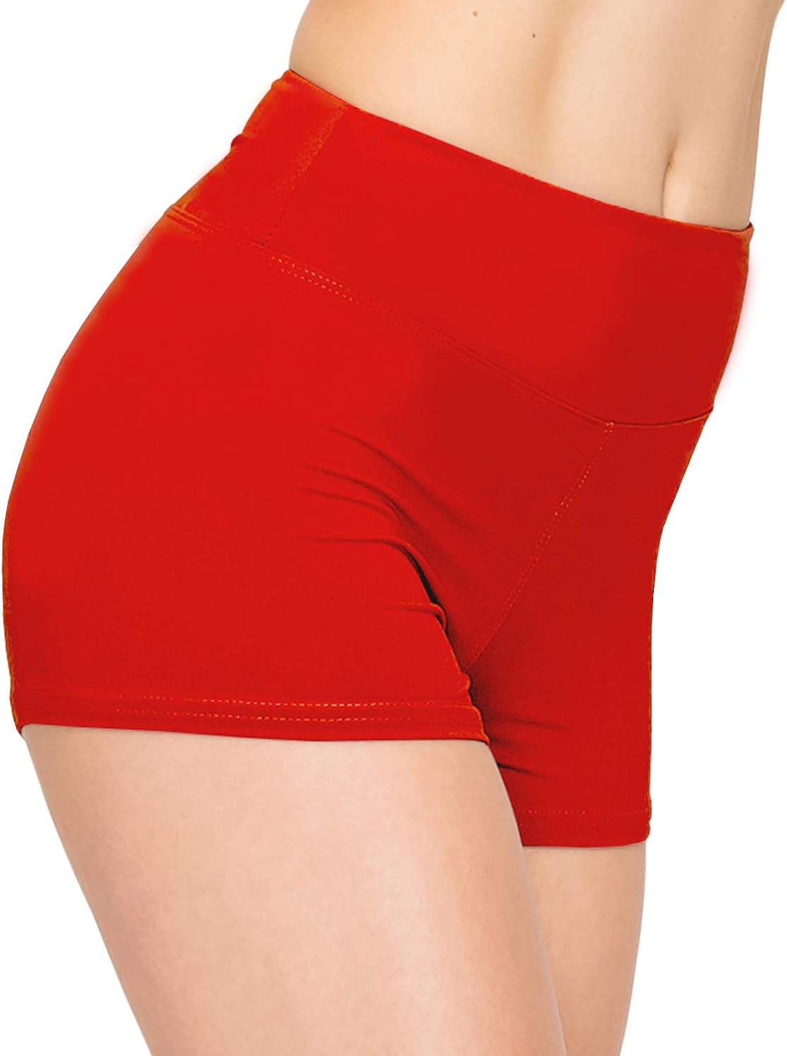 ALWAYS Women’s High-Waisted Stretch Biker Shorts
