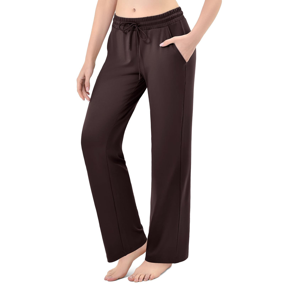 Stanpetix Women’s Loose Straight-Leg Pants with Pockets