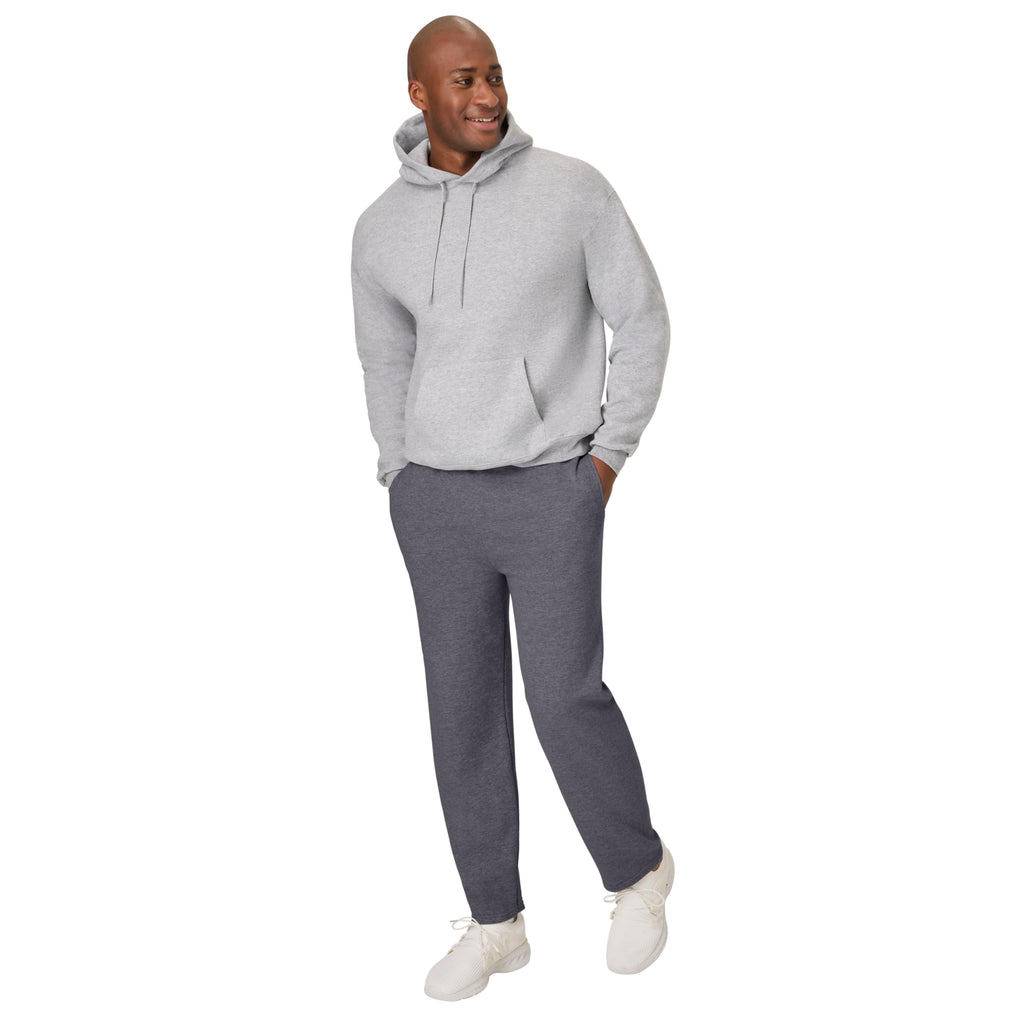 Hanes Men’s EcoSmart Open-Hem Fleece Sweatpants