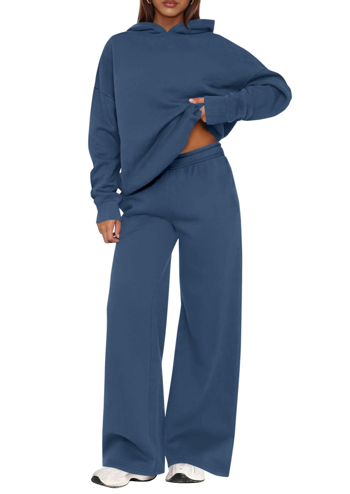 PRETTYGARDEN Women’s Hoodie & Wide-Leg Pants Lounge Set