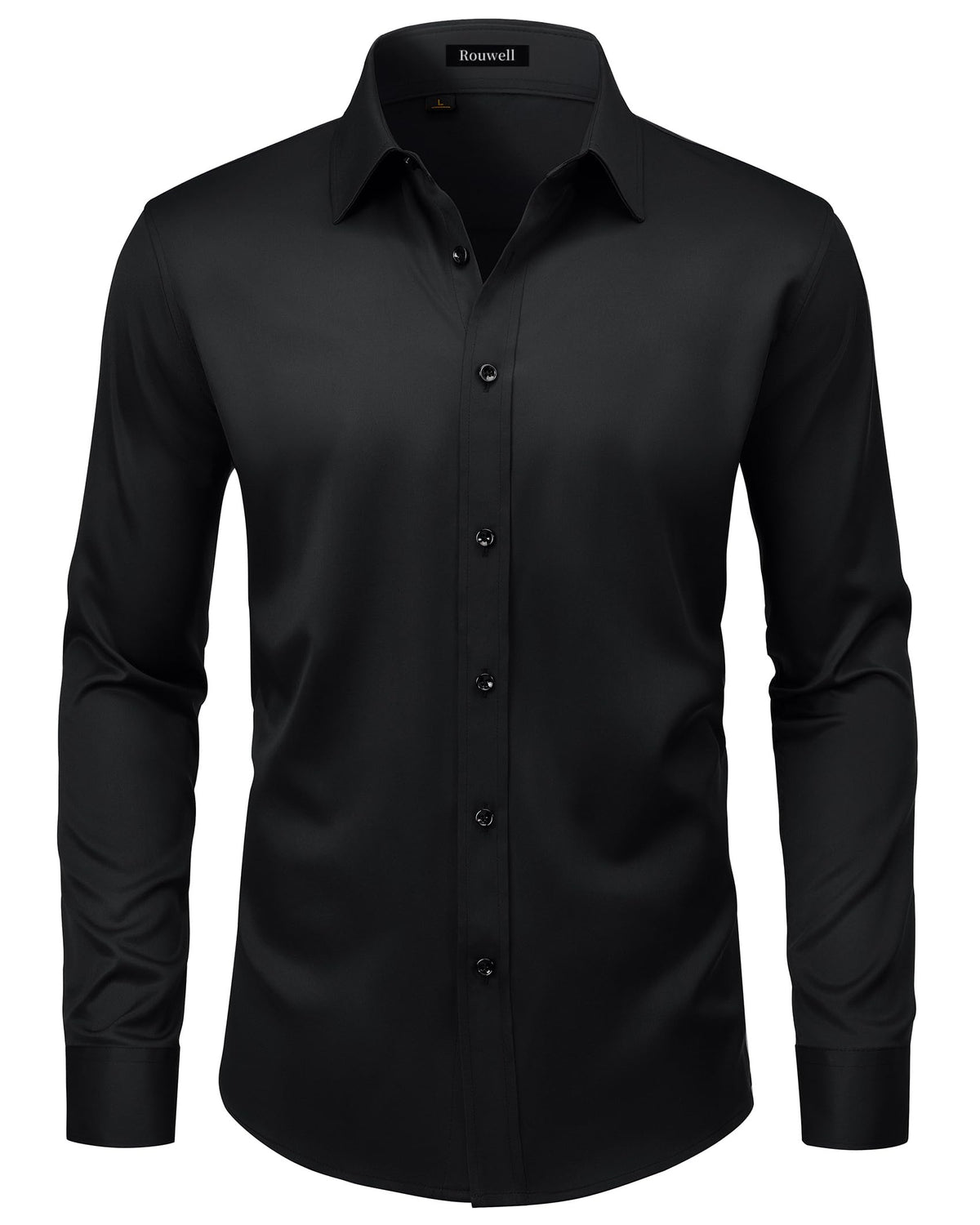 Men’s Regular Fit Long Sleeve Stretch Dress Shirt