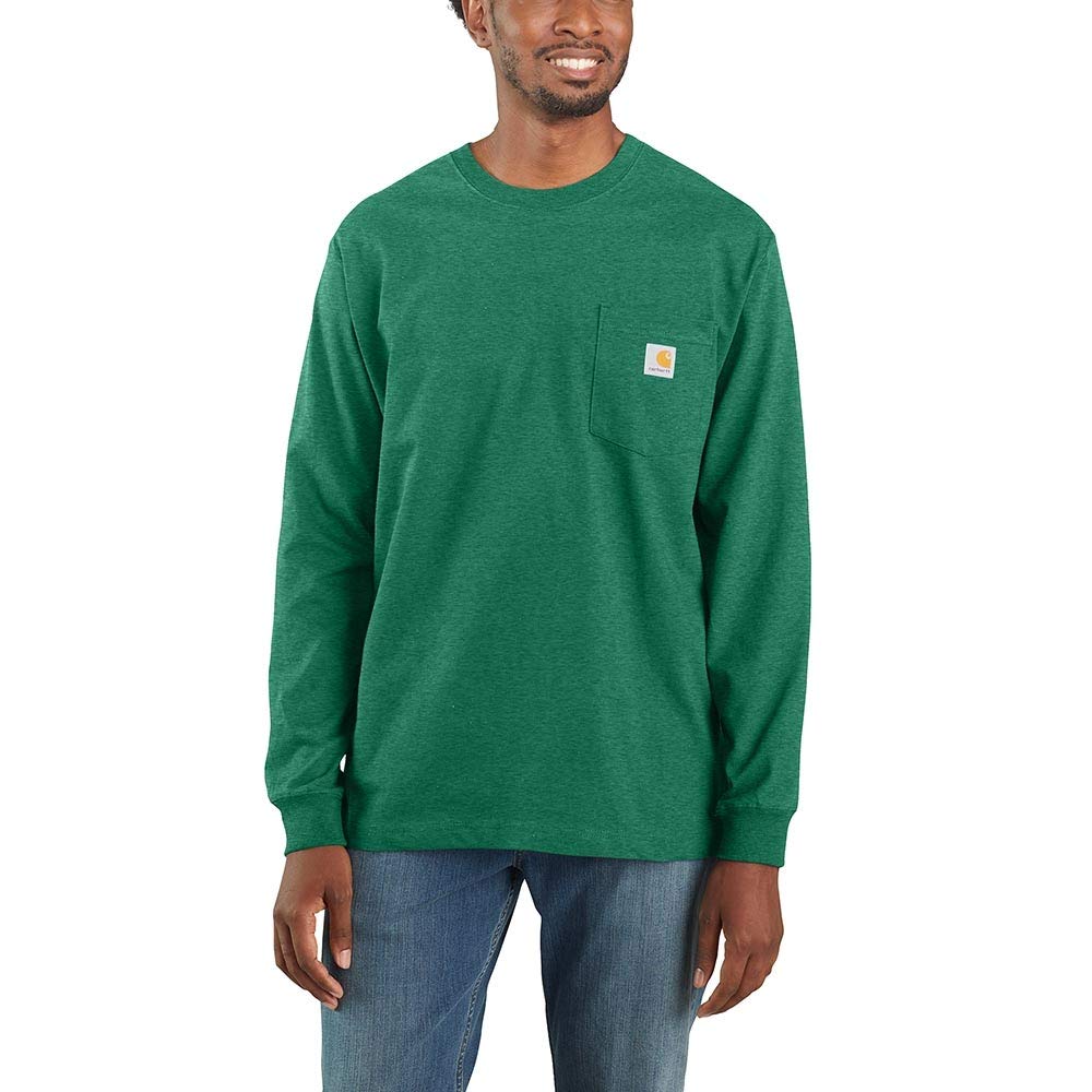 Carhartt Men’s Dearborn Loose Fit Long Sleeve Pocket Tee