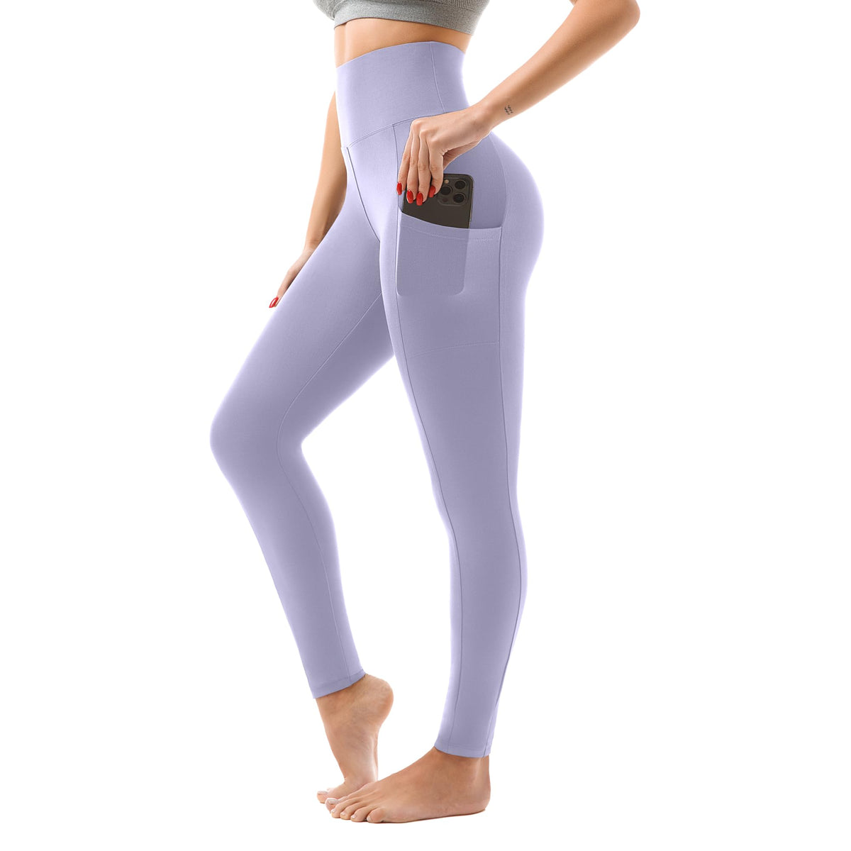 SINOPHANT Women’s High-Waisted Leggings with Pockets