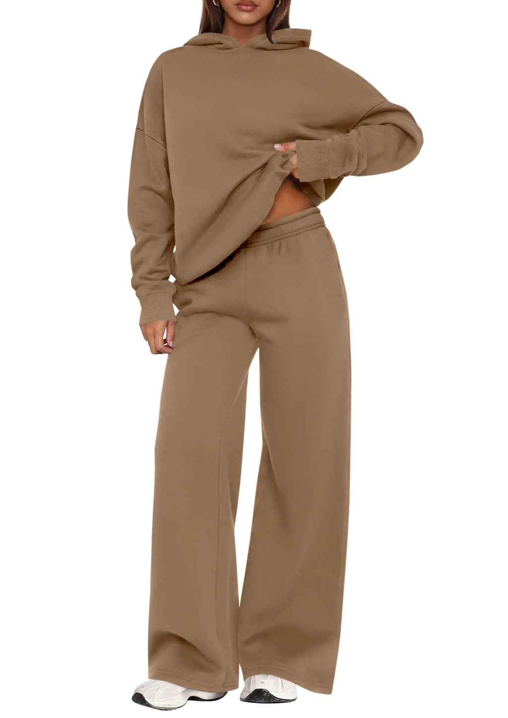 PRETTYGARDEN Women’s Hoodie & Wide-Leg Pants Lounge Set