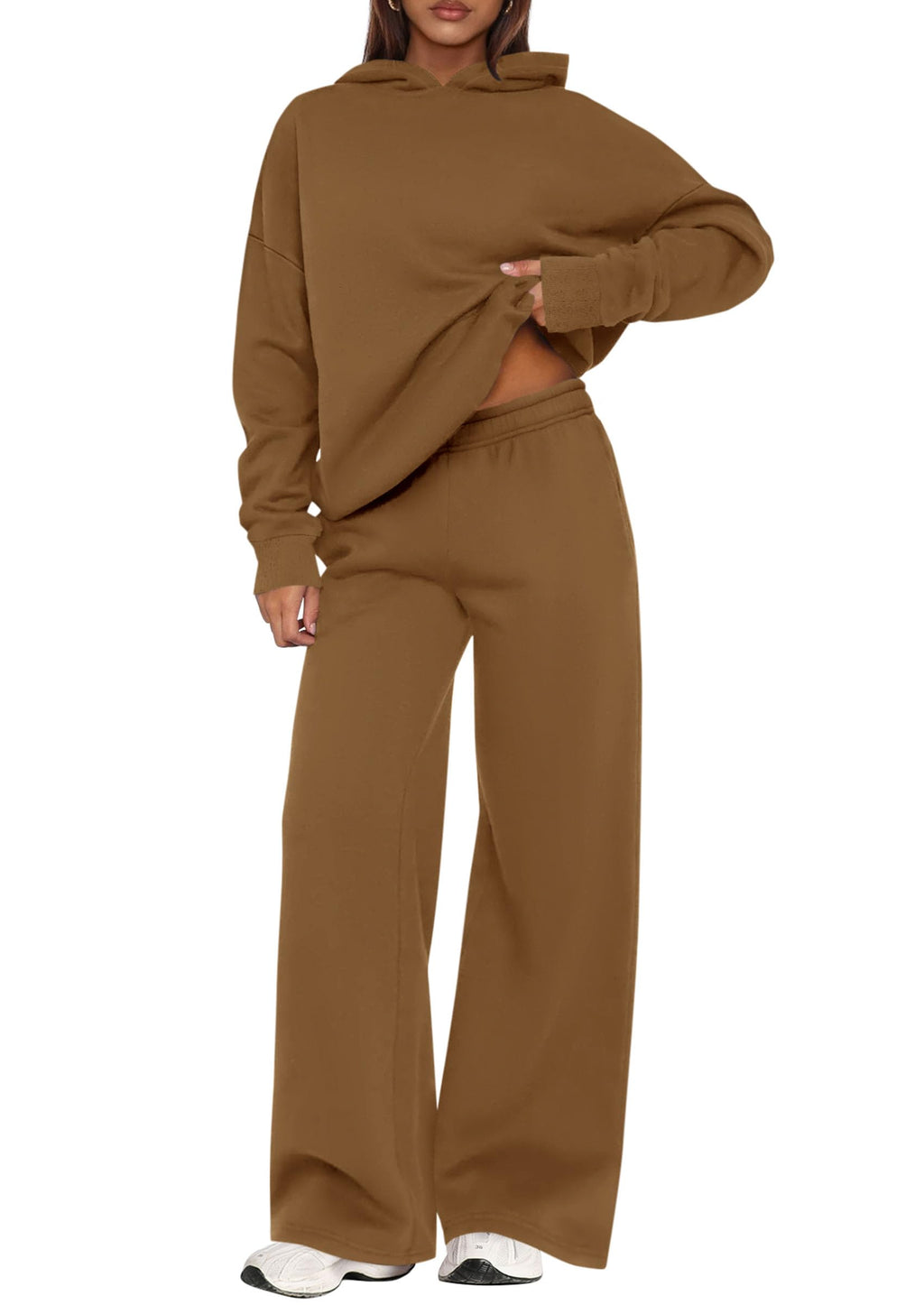 PRETTYGARDEN Women’s Hoodie & Wide-Leg Pants Lounge Set