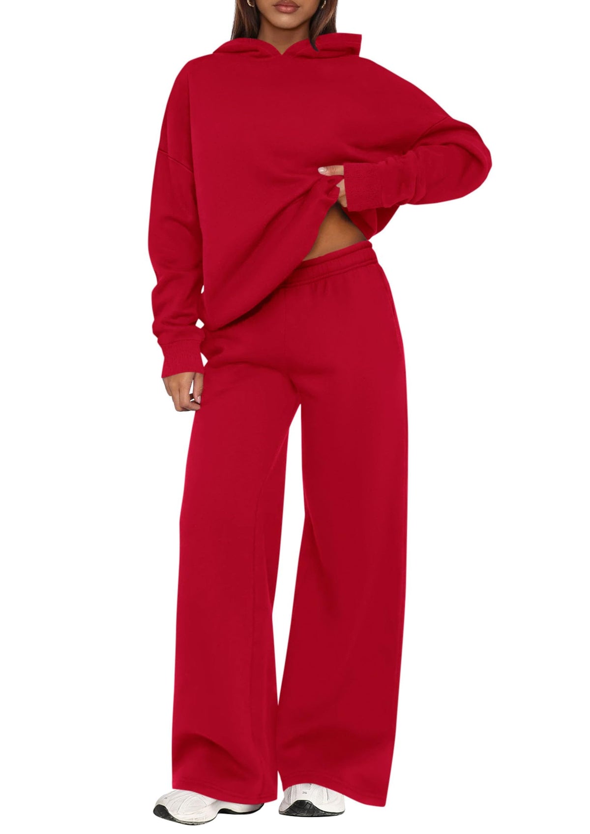 PRETTYGARDEN Women’s Hoodie & Wide-Leg Pants Lounge Set