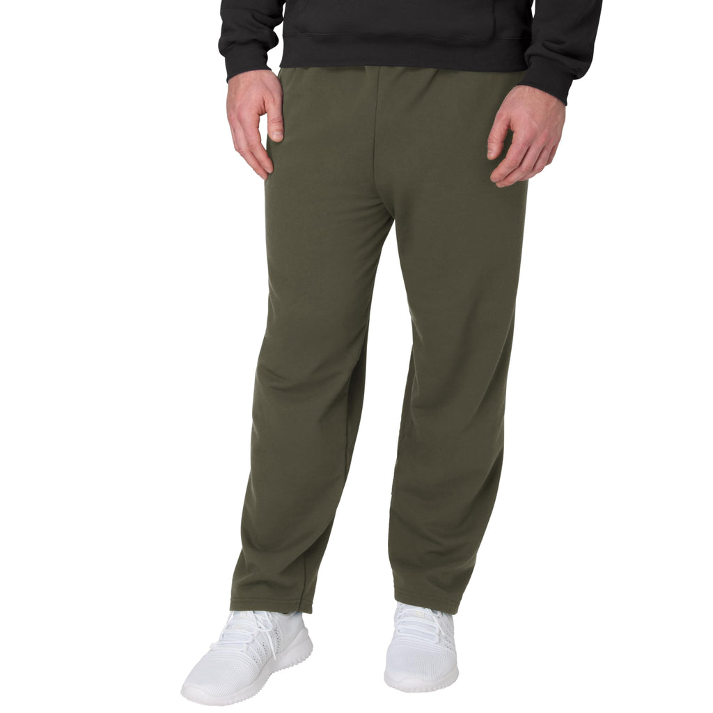 Hanes Men’s EcoSmart Open-Hem Fleece Sweatpants