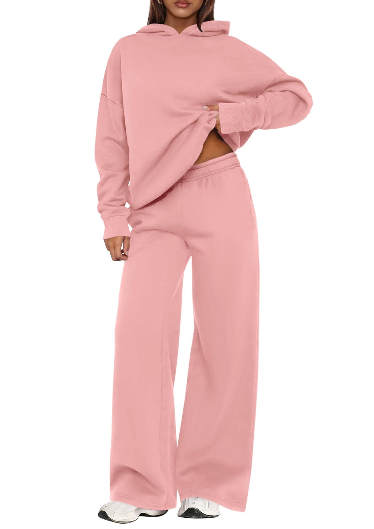 PRETTYGARDEN Women’s Hoodie & Wide-Leg Pants Lounge Set