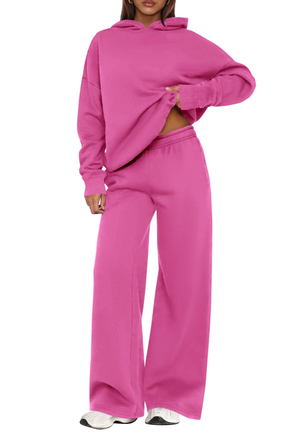 PRETTYGARDEN Women’s Hoodie & Wide-Leg Pants Lounge Set