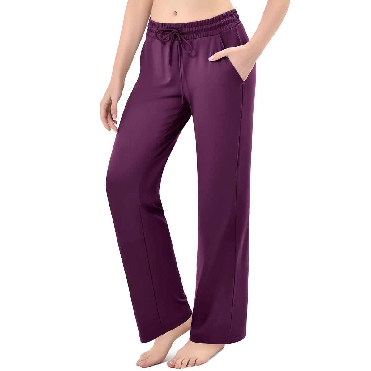 Stanpetix Women’s Loose Straight-Leg Pants with Pockets