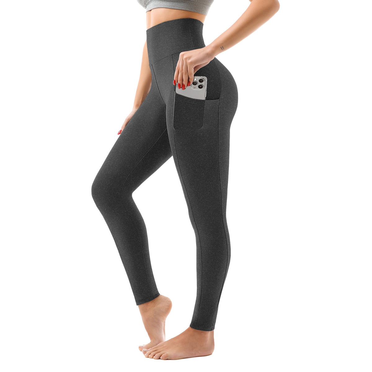 SINOPHANT Women’s High-Waisted Leggings with Pockets