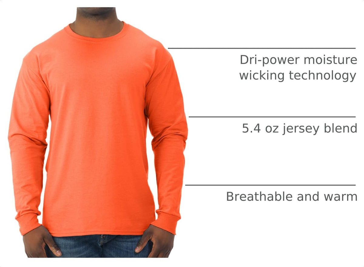 Jerzees Men’s Dri-Power Long Sleeve Tee