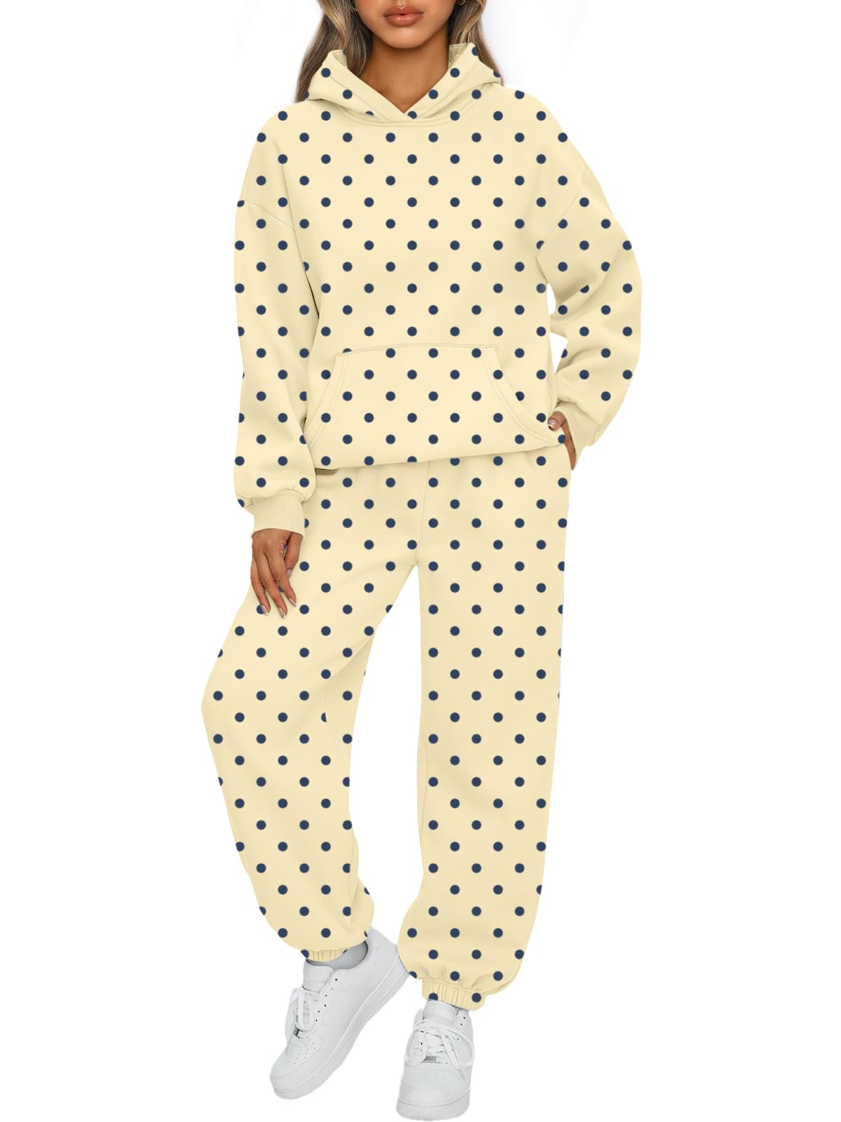 AUTOMET Women’s Oversized Fleece Hoodie & Joggers Set