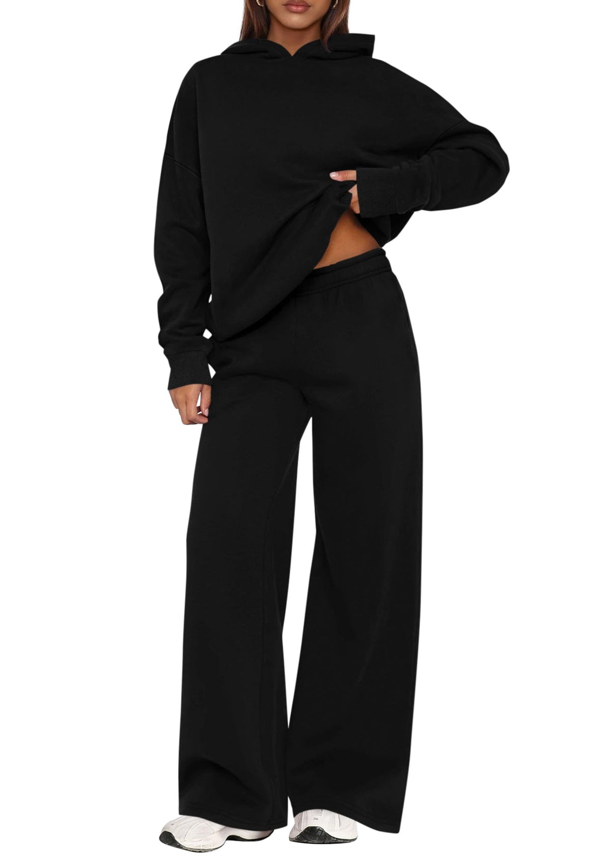 PRETTYGARDEN Women’s Hoodie & Wide-Leg Pants Lounge Set