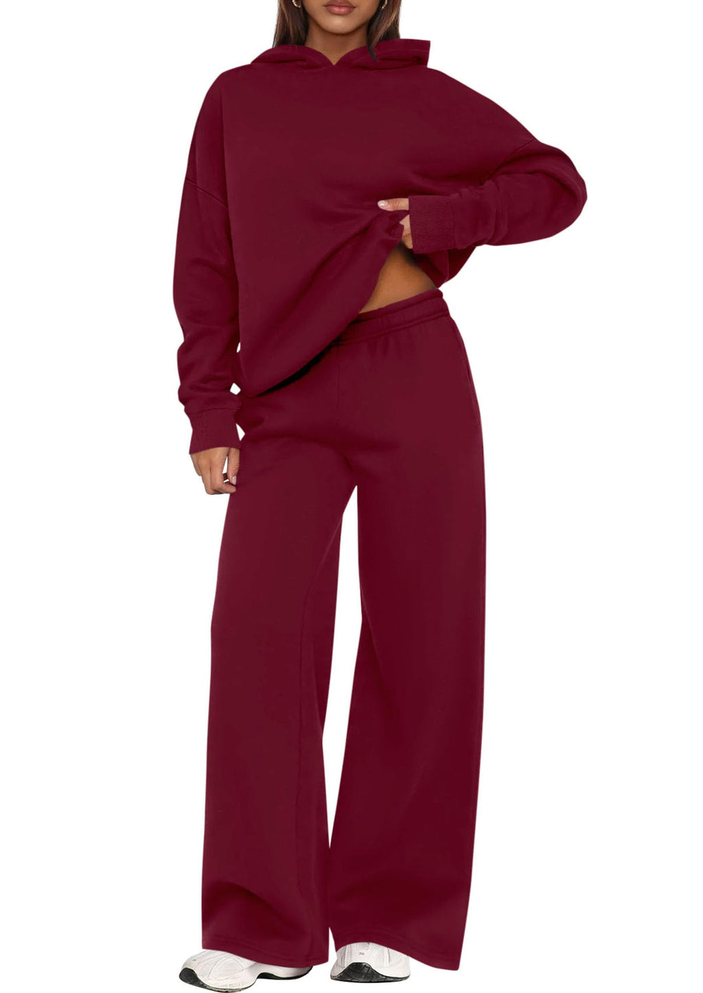 PRETTYGARDEN Women’s Hoodie & Wide-Leg Pants Lounge Set