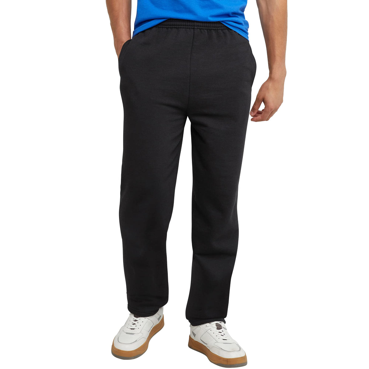 Hanes Men’s EcoSmart Open-Hem Fleece Sweatpants