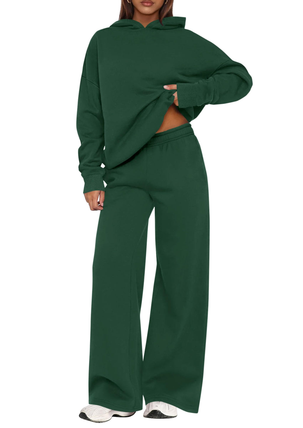 PRETTYGARDEN Women’s Hoodie & Wide-Leg Pants Lounge Set