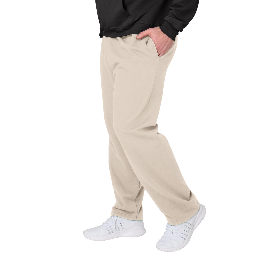 Hanes Men’s EcoSmart Open-Hem Fleece Sweatpants