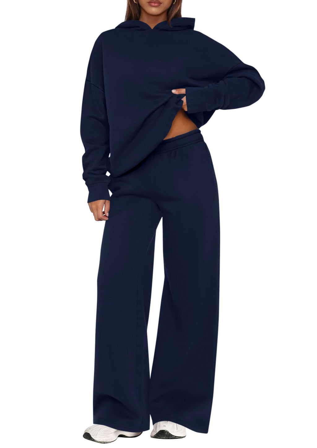 PRETTYGARDEN Women’s Hoodie & Wide-Leg Pants Lounge Set